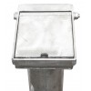 Stainless Steel TP-200 Telescopic Security & Post & Protective Cap.