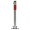 610G Fold Down Galvanised with Red Band Parking Post (001-0042 K/D, 001-0032 K/A)