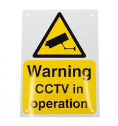 A4 External CCTV Warning Sign (English Language)