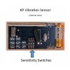 Vibration Sensor (internal view) for the KP9 3G GSM Wireless Burglar Alarm Homekit Pro
