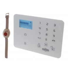 KP9 GSM Wireless Panic Alarm with Wristband Panic Buttons