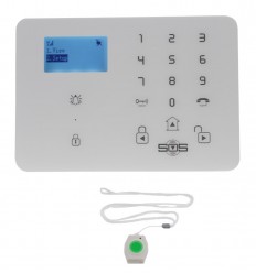 KP9 GSM Wireless Panic Alarm with Necklace Panic Buttons