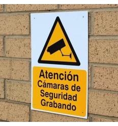 A4 External CCTV Warning Sign (Spanish Language)