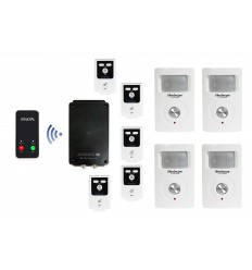 4G UltraDIAL Battery Covert Alarm with 4 x BT PIR's