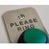 High-Resistance Wireless Button, 800m / GREY Enclosure, Embossed 'Please Ring'  (PROTECT 800 Range)