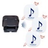 Unique DA600+ Wireless Alert with Vertical PIR & 3 x Plug in Receivers