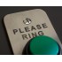 High-Resistance Wireless Button, 800m / GREY Enclosure, Embossed 'Please Ring'  (PROTECT 800 Range)