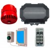 Wireless Commercial Siren Kit inc Heavy Duty Push Button & 2 x adjustable Sirens