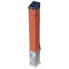 Unique Removable Wooden Effect Solar Bollards with Flashing LED's