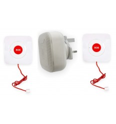 HY 2 x Pull Cord Wireless SOS Alarm