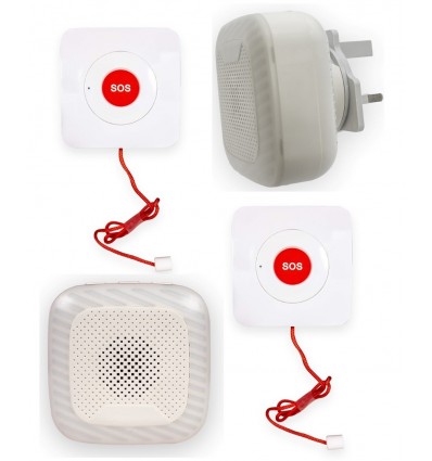 HY Twin Pack Pull Cord Wireless SOS Alarm