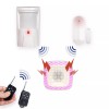 Wireless Flat Alarm – 1 PIR with 1 Door/Window Sensor, 1 Internal Siren & 2 Remotes (HY)