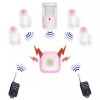 HY Wireless Burglar Alarm with 4 x Magnetic Contacts & PIR