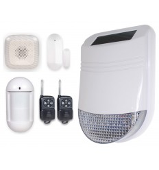 HY Wireless Burglar Alarm with Door Sensor, Pet Friendly PIR, Indoor & Outdoor Sirens 2