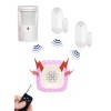 HY Wireless Burglar Alarm with 2 x Magnetic Contacts & 1 x PIR