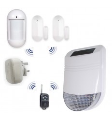 HY Wireless Burglar Alarm with Door Sensor, Pet Friendly PIR, Indoor & Outdoor Sirens 3