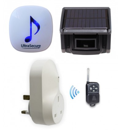 DA600+ Wireless Driveway Alarm with Remote Controlled Chime Receiver