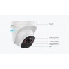 [END OF LINE] Super HD 5MP Dome Camera with 3X Zoom, PoE & DC12V / IP66 / 30m Night Vision (Reolink)