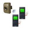 Long Range Wireless Portable Alert System (700m) – Battery powered PIR Sensor with 2 Pagers Receivers (HEYO)