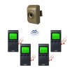 Long Range Wireless Portable Alert System (700m) – Battery powered PIR Sensor with 4 Pagers Receivers (HEYO)