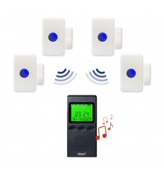 Heyo-Alert Kit 30 - Portable Wireless Pager & 4 x Multi Use Transmitters