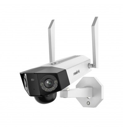 Dual Lens WiFi Reolink (Duo WiFi) CCTV Camera - Smart Person & Vehicle Detection, 2K 4MP, Colour Night Vision