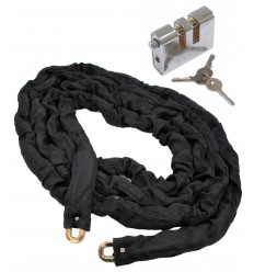 5 metre Chain with Heavy Duty Double Slotted Shackle Lock