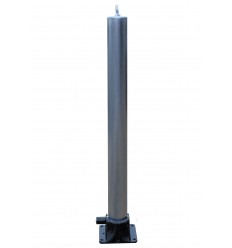 Galvanised 900W-76 Fold Down Parking Post, Integral Lock & Eyelet (001-2600 K/D, 001-2590 K/A).