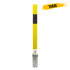 H/D Yellow 100P Removable Parking & Security Post