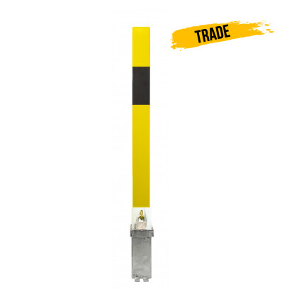 H/D Yellow 100P Removable Parking & Security Post