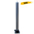 Galvanised 900W-76 Fold Down Parking Post, Integral Lock & Eyelet (001-2600 K/D, 001-2590 K/A).