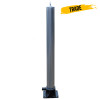 Galvanised 900W-76 Fold Down Parking Post, Integral Lock & Eyelet (001-2600 K/D, 001-2590 K/A).