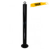 Black 76 mm Diameter Bolt Down Steel Bollard (001-2930)