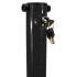 610 Black Fold Down Parking Post (001-4770 K/D, 001-4760 KA)