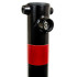 610 Black Fold Down Parking Post, Red Reflective Bands (001-** K/D, 001-** KA)