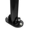 610 Black Fold Down Parking Post, Red Reflective Bands (001-** K/D, 001-** KA)