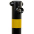 610 Black Fold Down Parking Post, Yellow Reflective Bands (001-** K/D, 001-** KA)