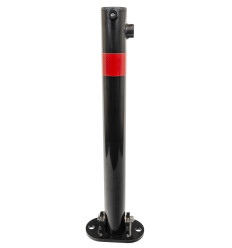 610 Black Fold Down Parking Post, Red Reflective Band (001-** K/D, 001-** KA)