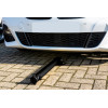 610 Black Fold Down Parking Post, Red Reflective Band (001-** K/D, 001-** KA)