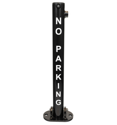 610 Black Fold Down Parking Post, No Parking (001-** K/D, 001-** KA)