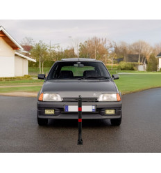 810 Black Fold Down Parking Post with 2 Reflective Red Bands (001-** K/D, 001-** K/A).
