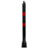 810 Black Fold Down Parking Post with 2 Reflective Red Bands (001-** K/D, 001-** K/A).