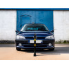 810 Black Fold Down Parking Post with 2 Reflective Yellow Bands (001-** K/D, 001-** K/A).