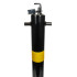 810 Black Fold Down Parking Post with 2 Reflective Yellow Bands (001-** K/D, 001-** K/A).