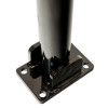 810 Black Fold Down Parking Post with 2 Reflective HI-VIS Bands (001-** K/D, 001-** K/A).