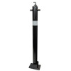 810 Black Fold Down Parking Post with  Reflective Silver Band (001-** K/D, 001-** K/A).