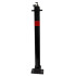 810 Black Fold Down Parking Post with  Reflective Red Band (001-** K/D, 001-** K/A).