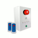 Wireless Alert System 900m - 2 Portable Panic Buttons / Siren / Flash / LEDs / Stop Button (DA600+)