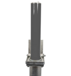 RB-200G Retractable Grey Telescopic Security Bollard (001-4960 K/D, 001-4950 K/A).