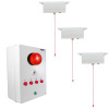 Long Range (900 metre) Wireless Disabled Toilet Alarm with Control Box & 3 Pull Cords (DA600+)